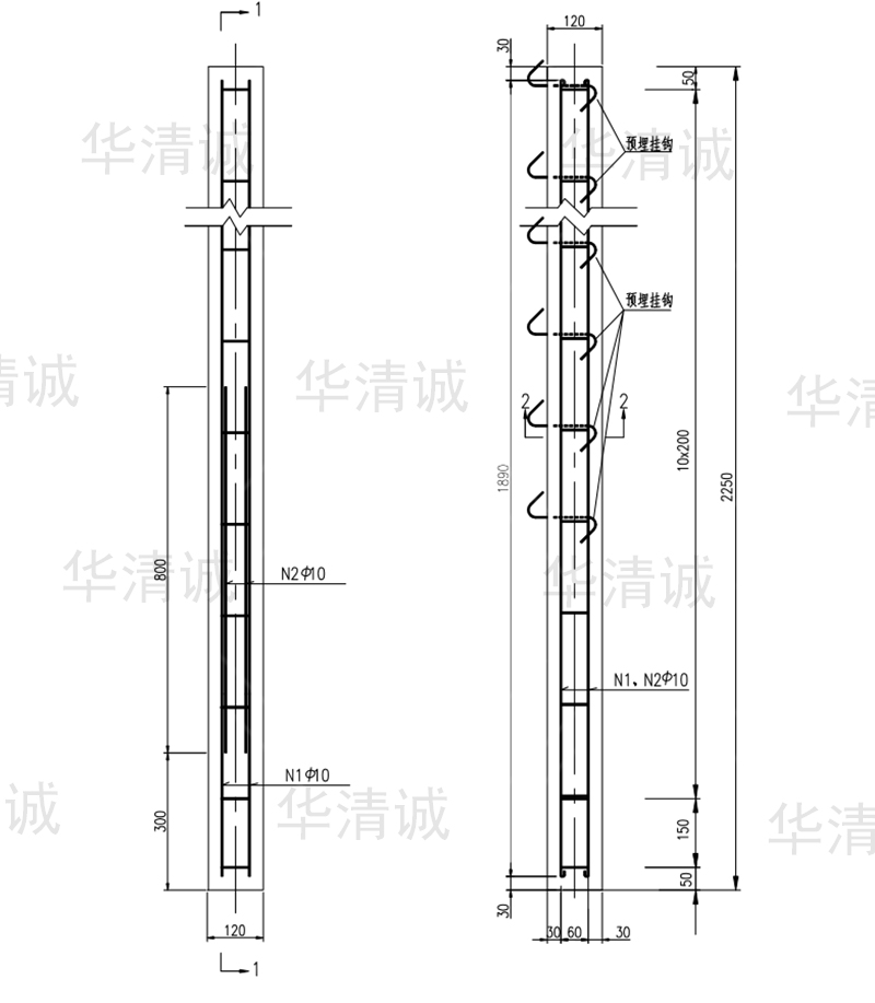 预制混凝土水泥立柱