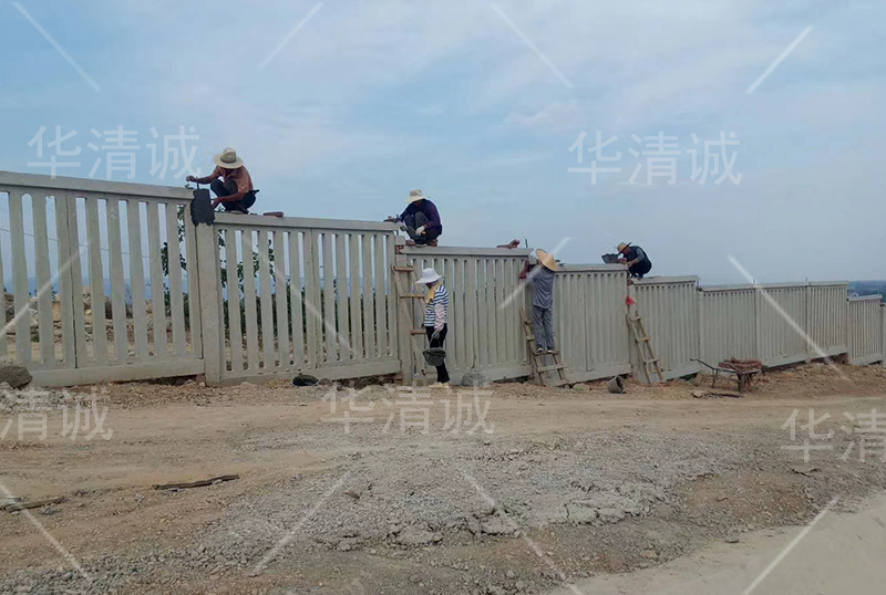 邯黄铁路混凝土防护栅栏工程